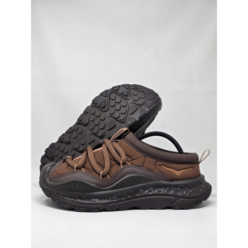 Hoka One One U Ora Primo Size 10.5 Mens Mineral Brown Sneakers 1141570-MCS New